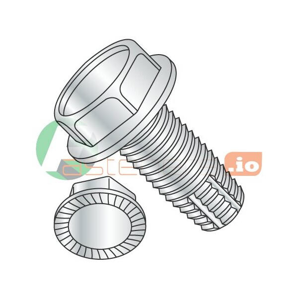 Newport Fasteners Self-Drilling Screw, 1 in, Zinc Plated Steel External Hex Drive, 800 PK 392282 - main